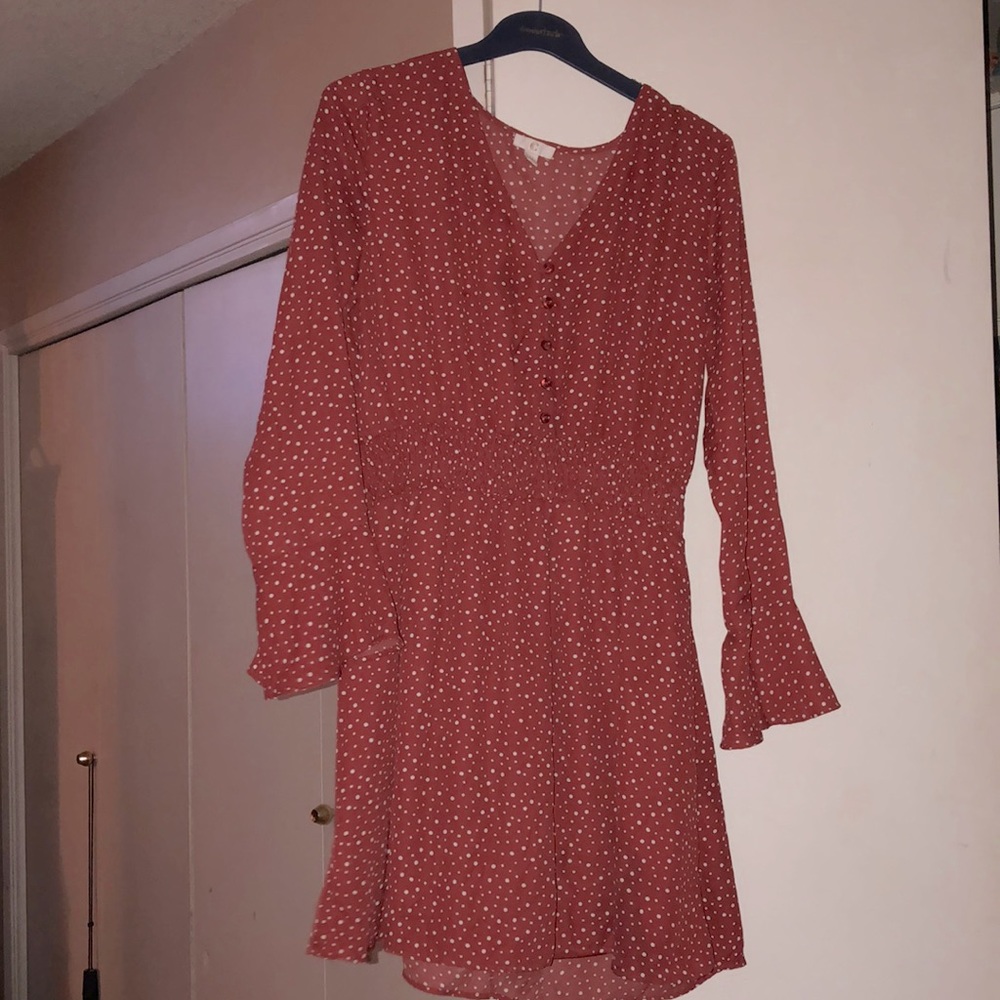 Red dress/romper size medium